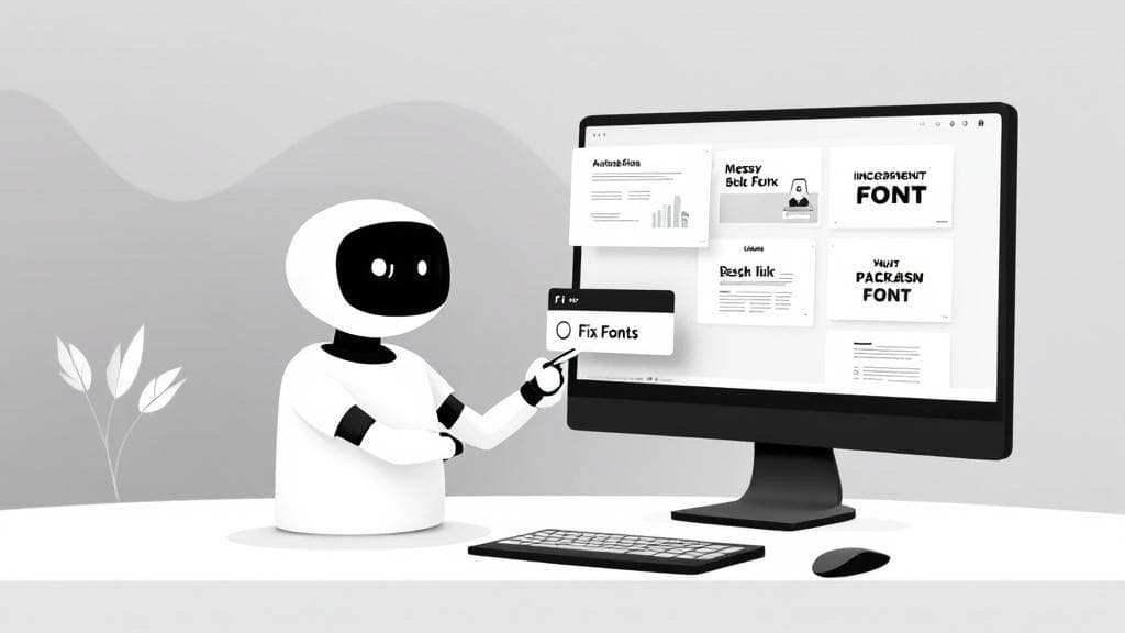 How to Fix Fonts for entire PowerPoint presentation