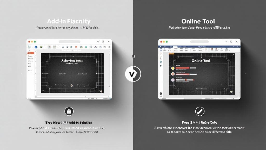Autoslide AI PowerPoint Add-in vs. Napkin AI